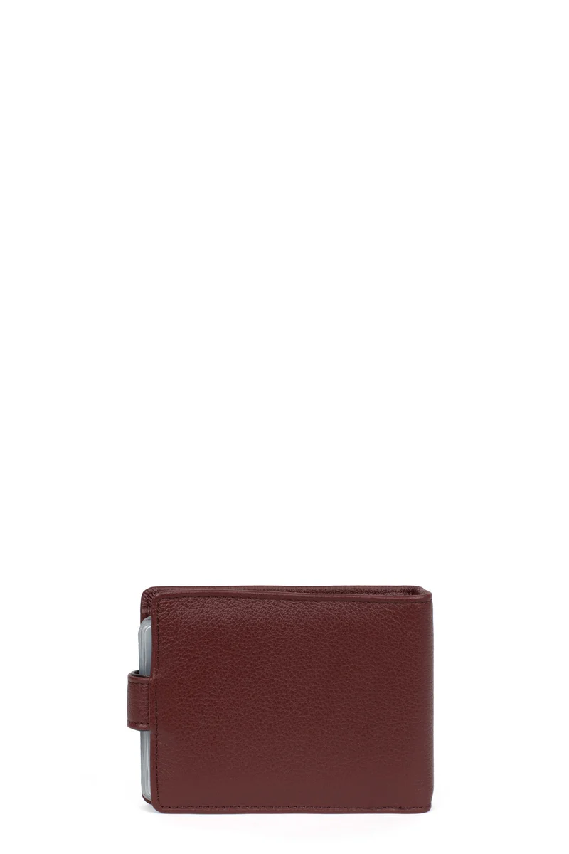 Porte-cartes - 1 volet - Cuir