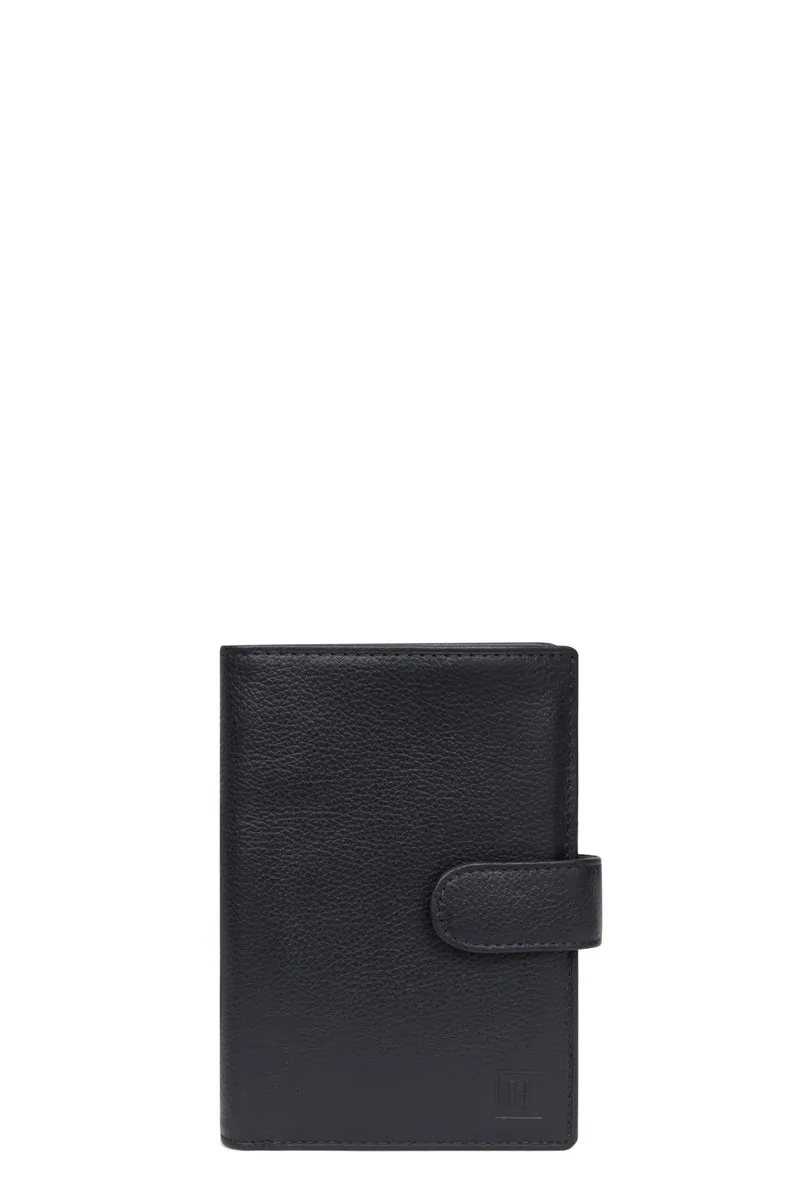 Portefeuille européen - 2 volets - Cuir