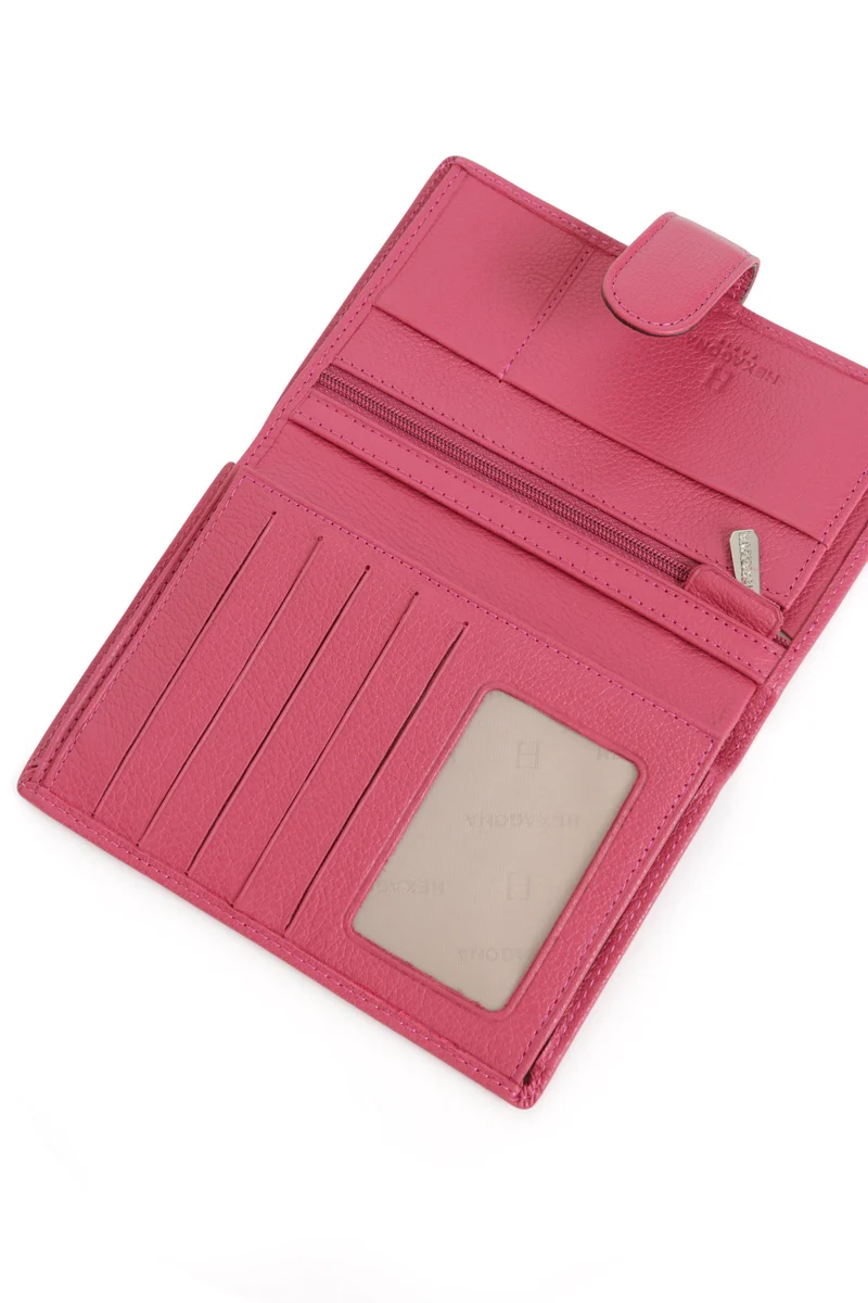 Portefeuille européen - 2 volets - Cuir