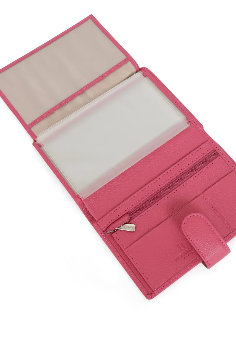 Portefeuille européen - 2 volets - Cuir