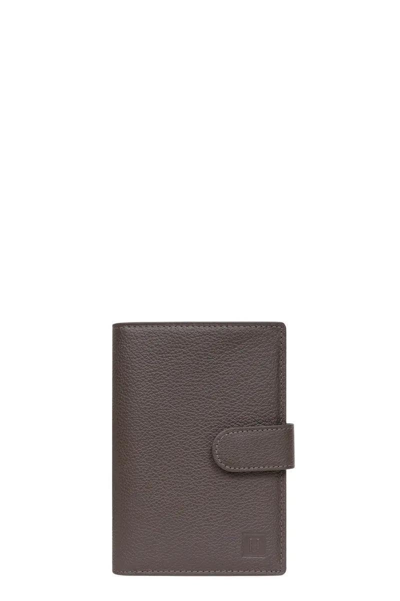 Portefeuille européen - 2 volets - Cuir