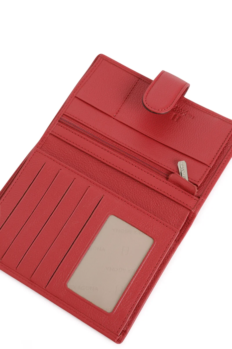 Portefeuille européen - 2 volets - Cuir