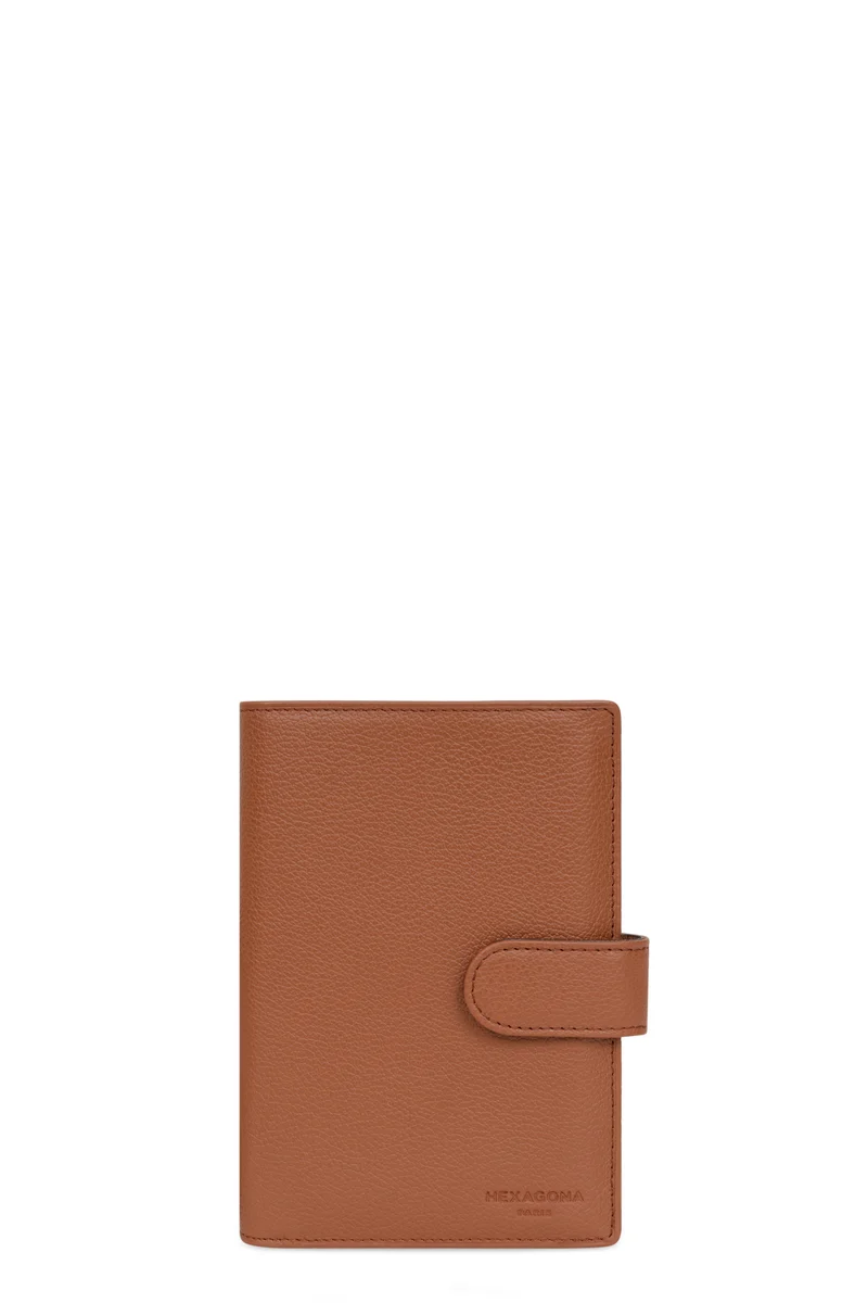Portefeuille européen - 2 volets - Cuir