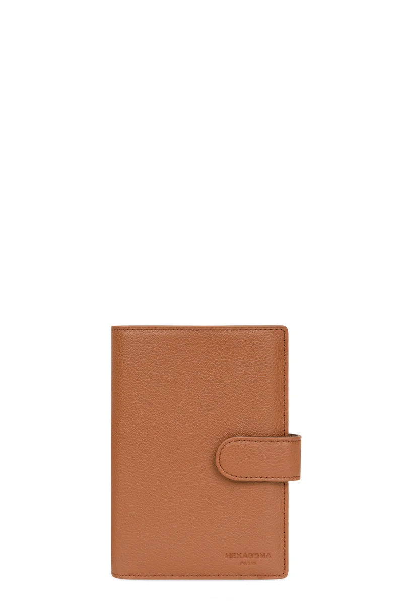 Portefeuille européen - 2 volets - Cuir