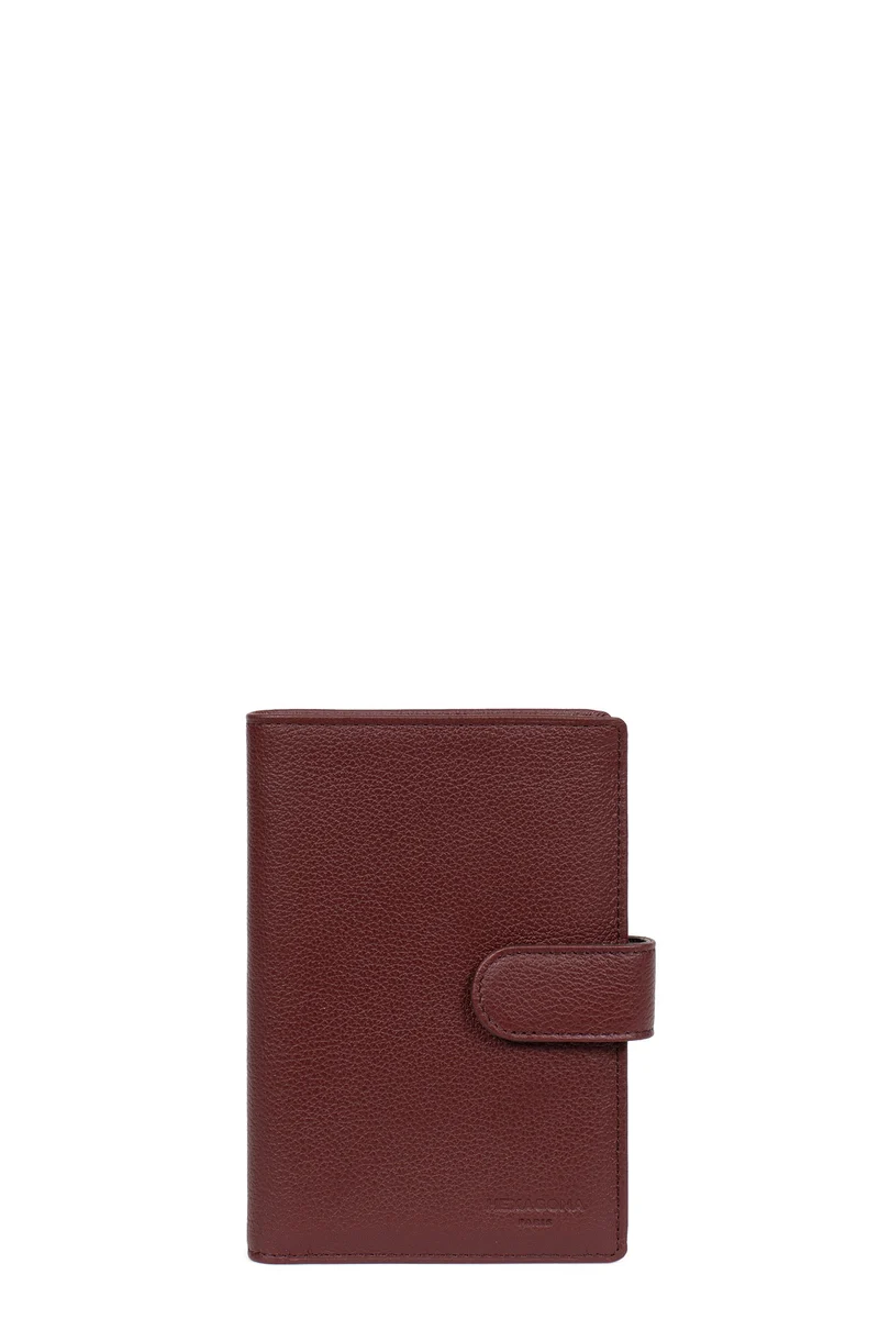 Portefeuille européen - 2 volets - Cuir