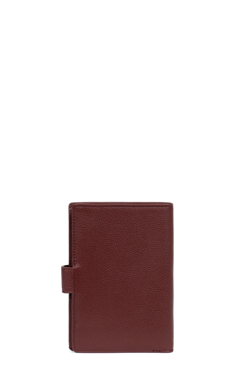 Portefeuille européen - 2 volets - Cuir