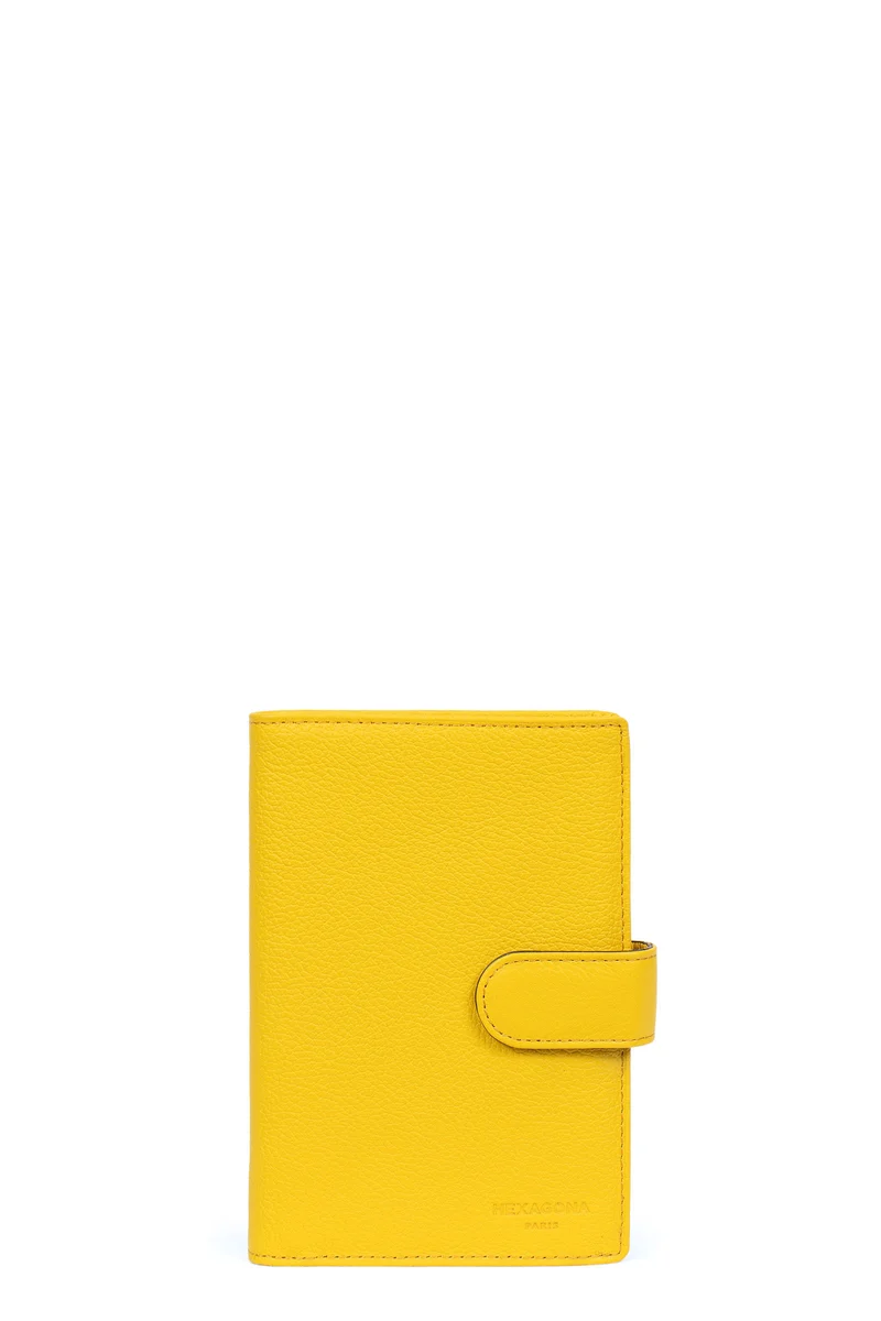 Portefeuille européen - 2 volets - Cuir