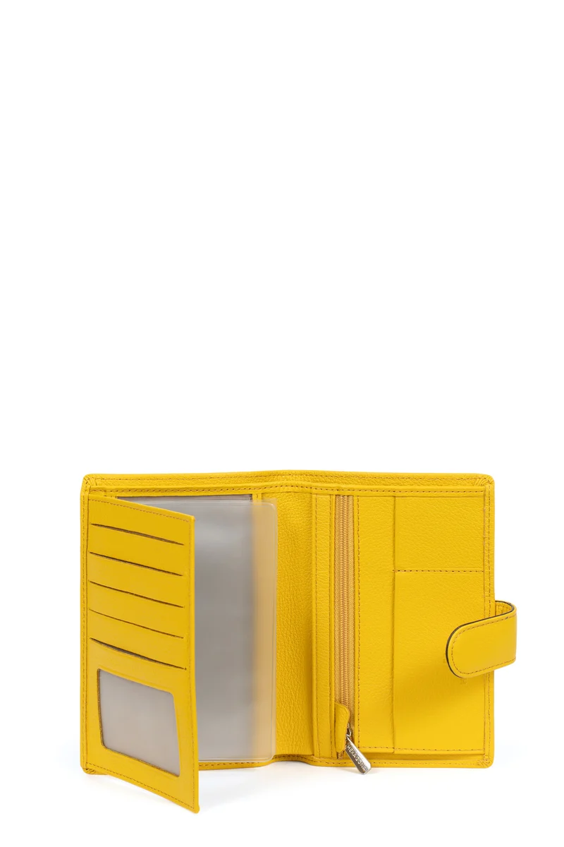 Portefeuille européen - 2 volets - Cuir