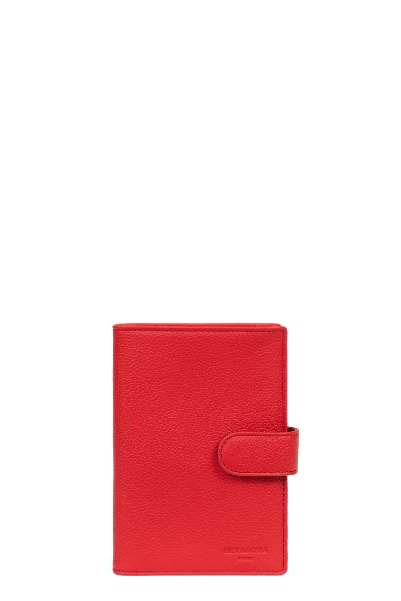 Portefeuille européen - 2 volets - Cuir