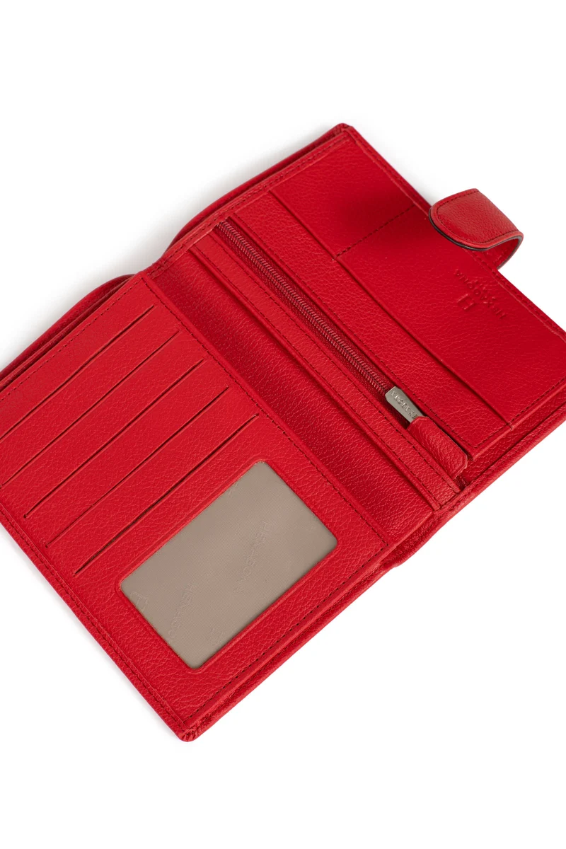 Portefeuille européen - 2 volets - Cuir