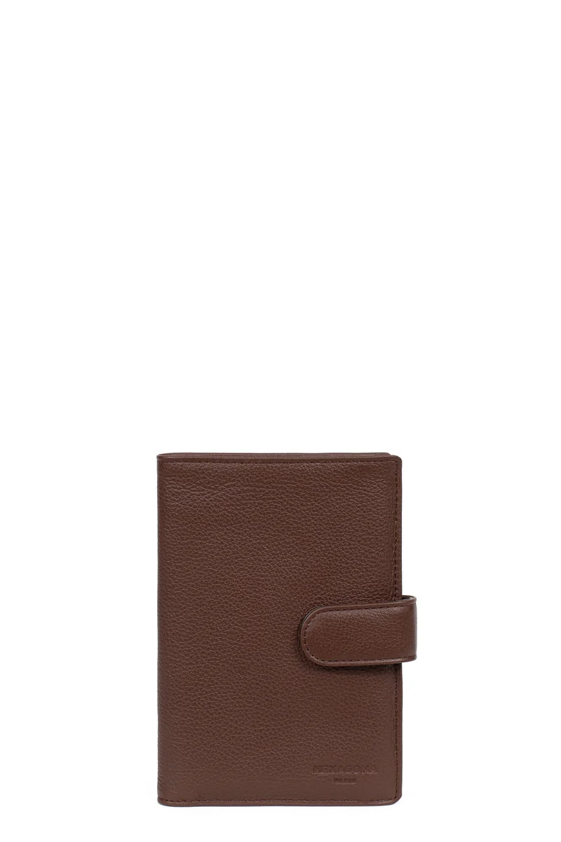 Portefeuille européen - 2 volets - Cuir