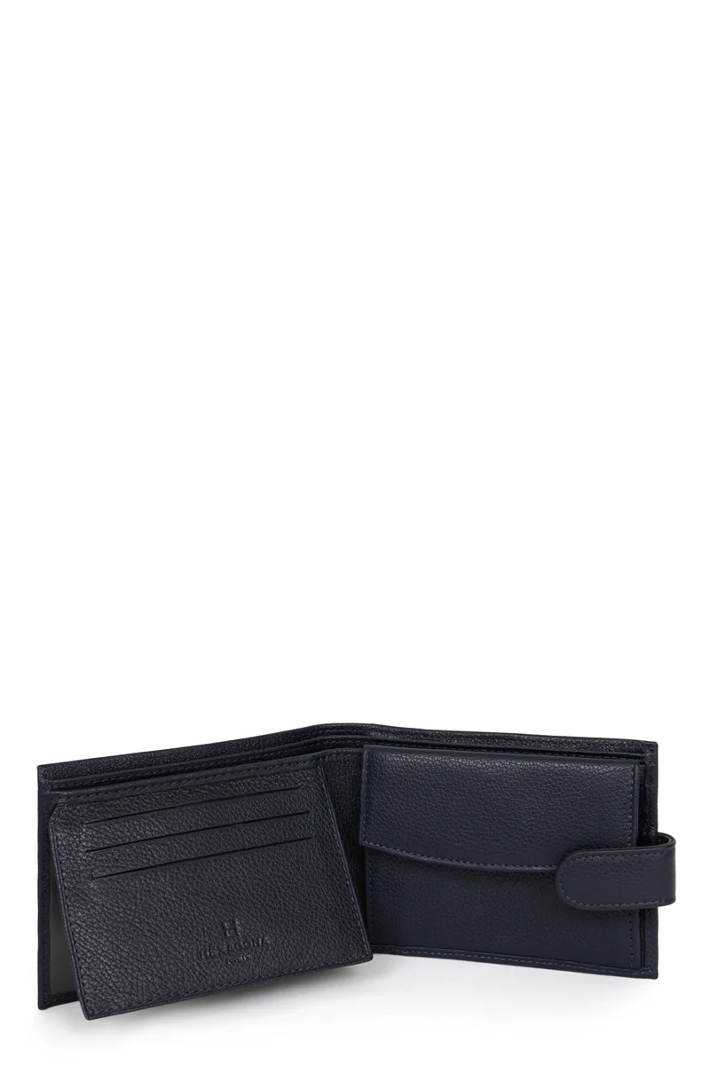 Portefeuille italien - 2 volets - Cuir