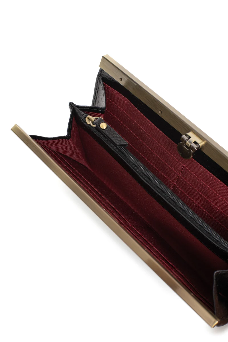 Portefeuille long - Stop RFID - Cuir