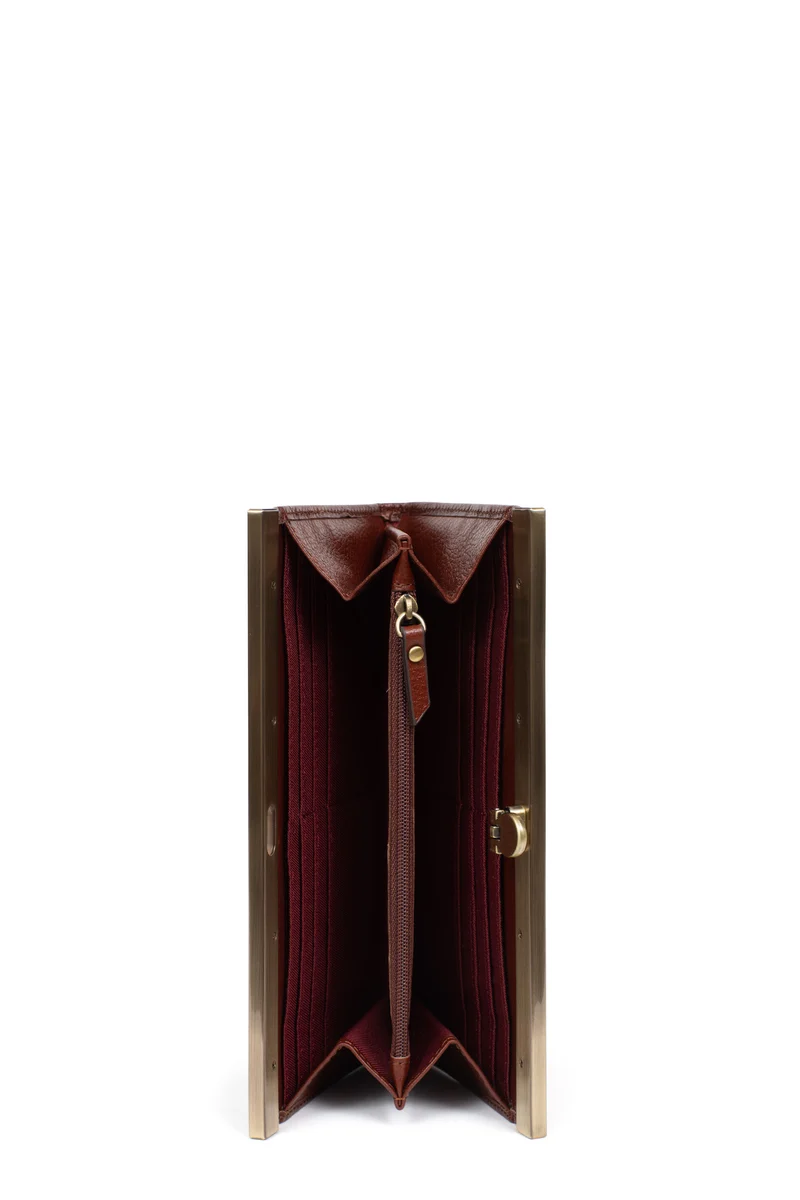 Portefeuille long - Stop RFID - Cuir