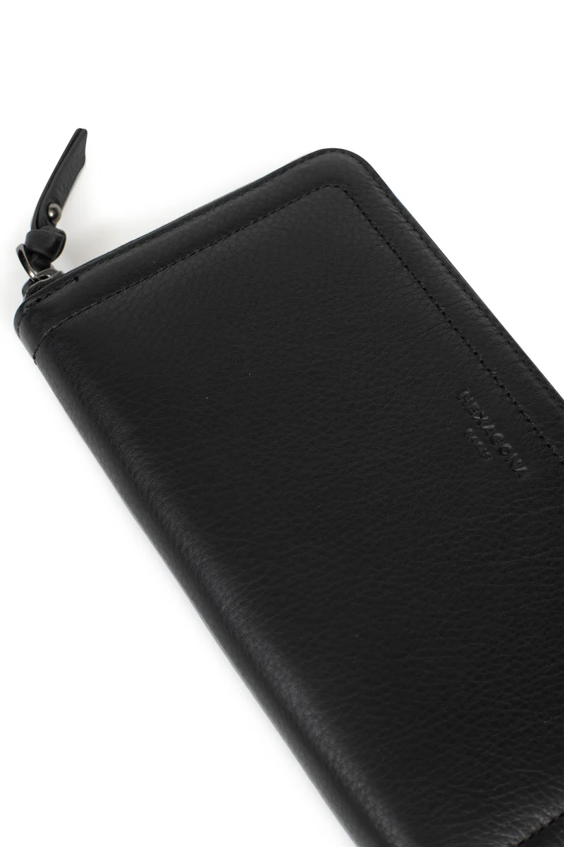 Portefeuille long - Stop RFID - Cuir