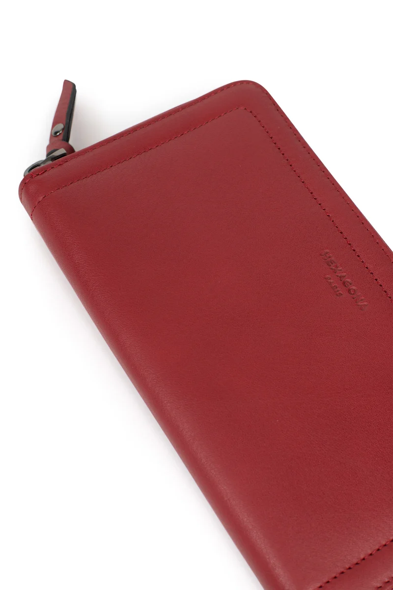 Portefeuille long - Stop RFID - Cuir