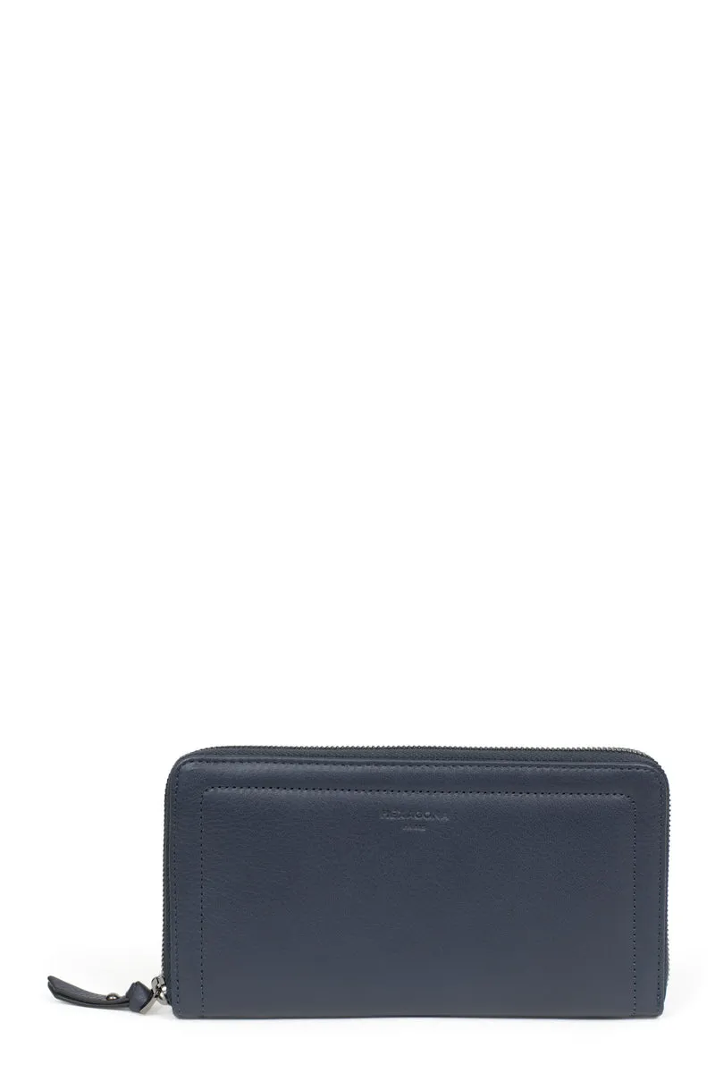 Portefeuille long - Stop RFID - Cuir