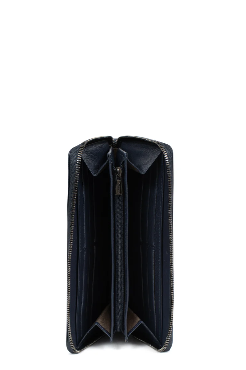 Portefeuille long - Stop RFID - Cuir