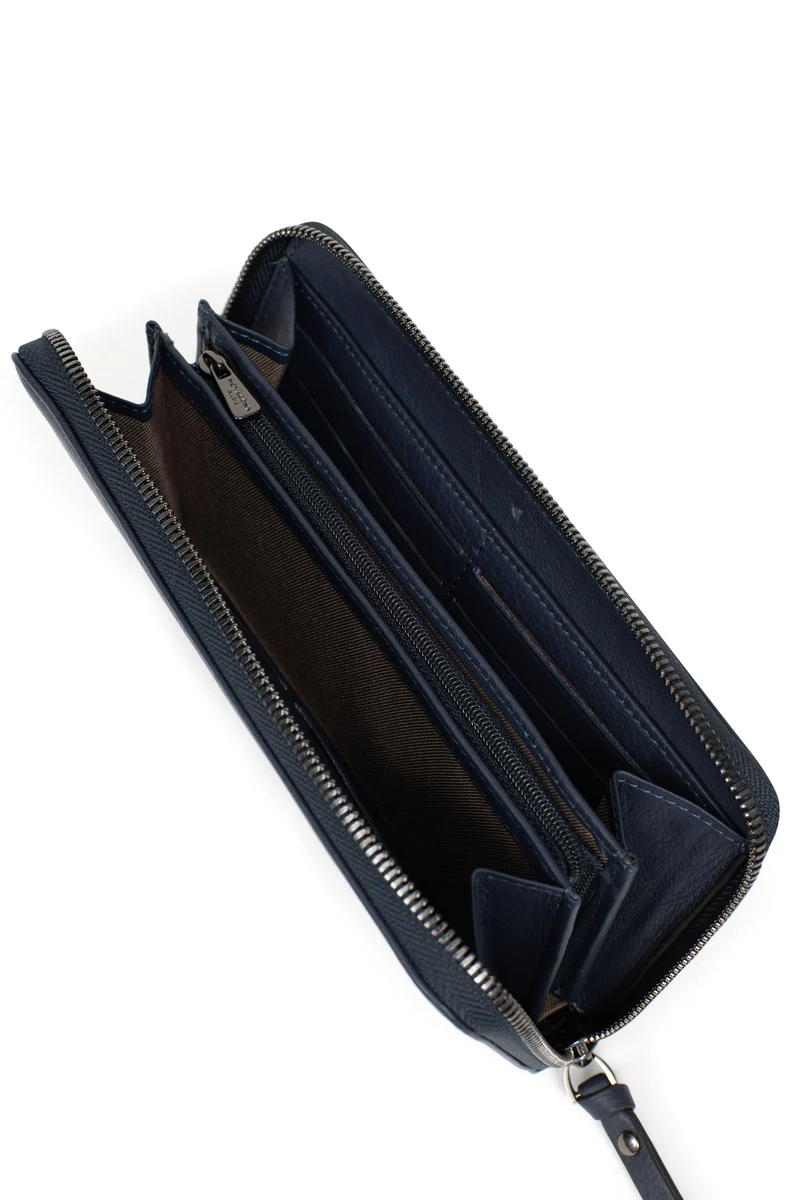 Portefeuille long - Stop RFID - Cuir