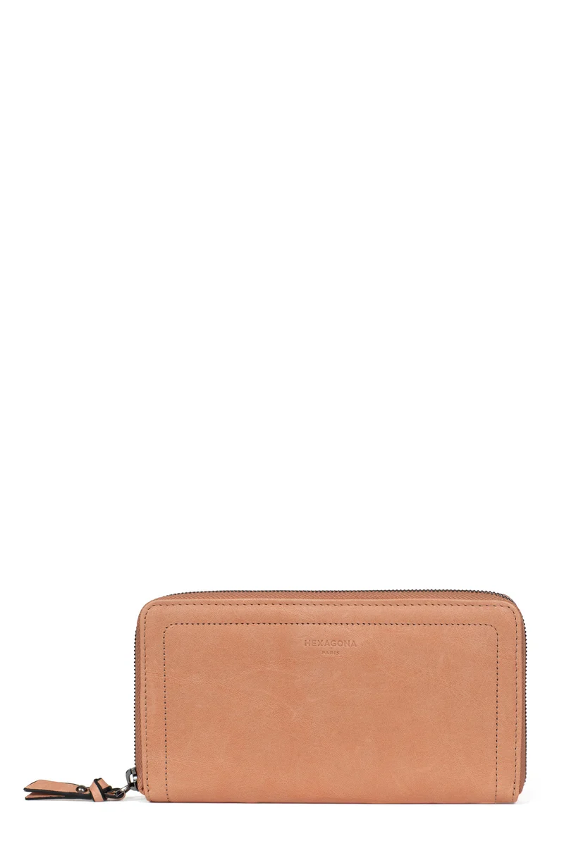 Portefeuille long - Stop RFID - Cuir