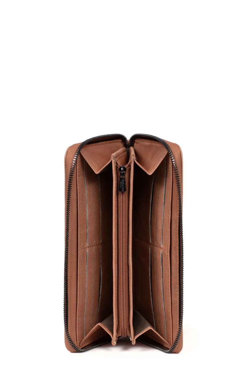 Portefeuille long - Stop RFID - Cuir
