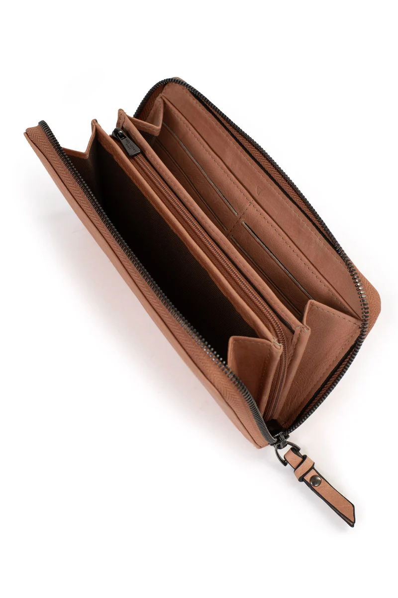 Portefeuille long - Stop RFID - Cuir