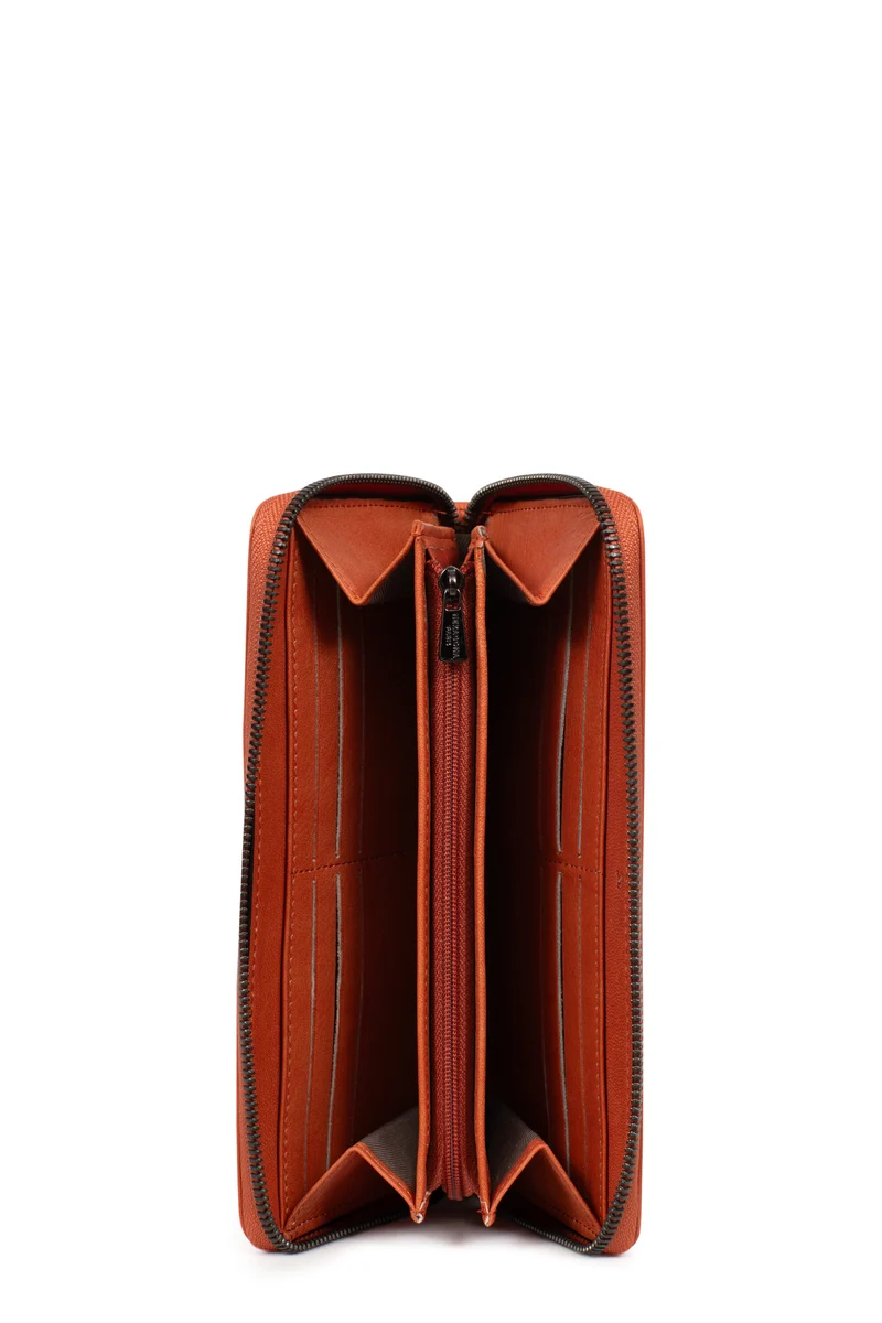 Portefeuille long - Stop RFID - Cuir