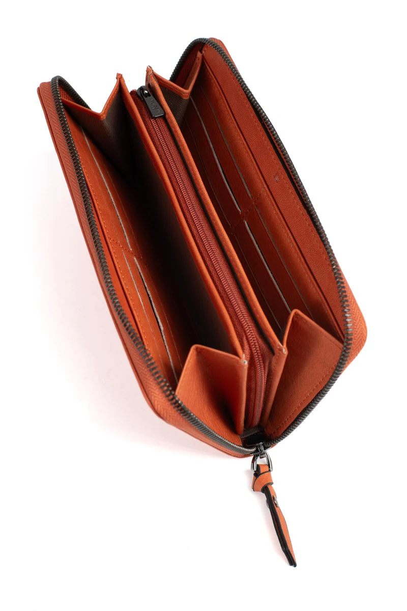 Portefeuille long - Stop RFID - Cuir