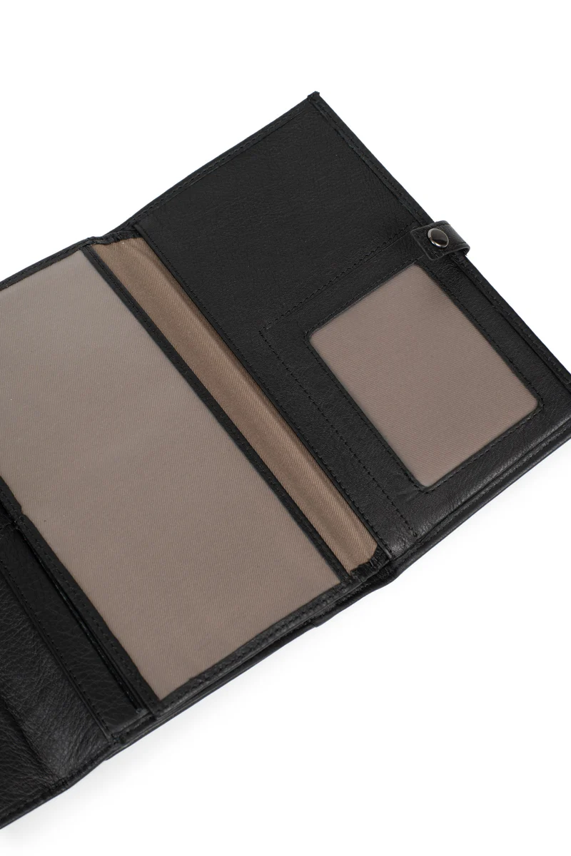 Compagnon de voyage - 2 volets - Stop RFID - Cuir