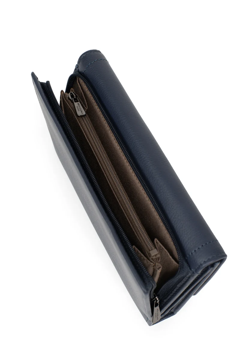 Compagnon de voyage - 2 volets - Stop RFID - Cuir