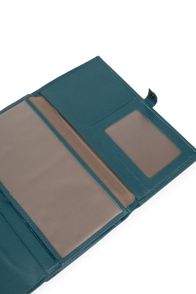 Compagnon de voyage - 2 volets - Stop RFID - Cuir