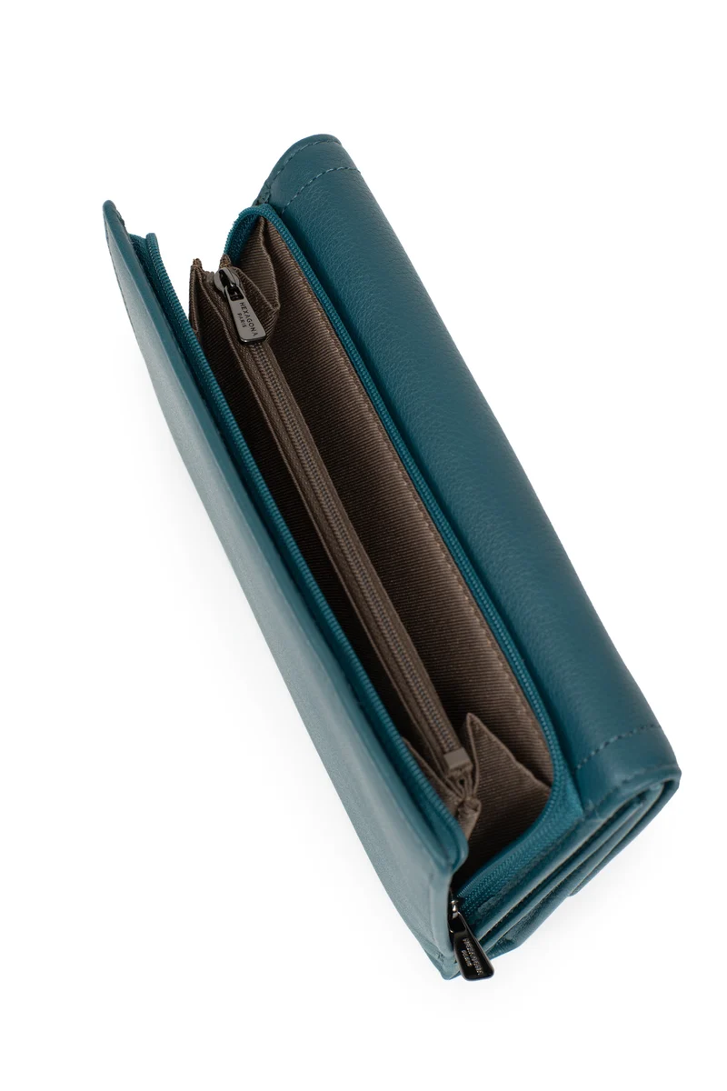 Compagnon de voyage - 2 volets - Stop RFID - Cuir