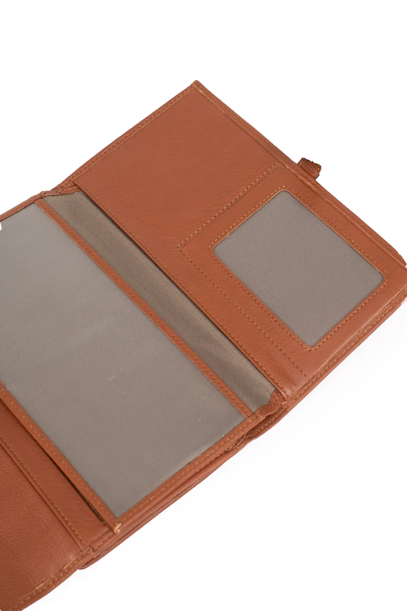 Compagnon de voyage - 2 volets - Stop RFID - Cuir