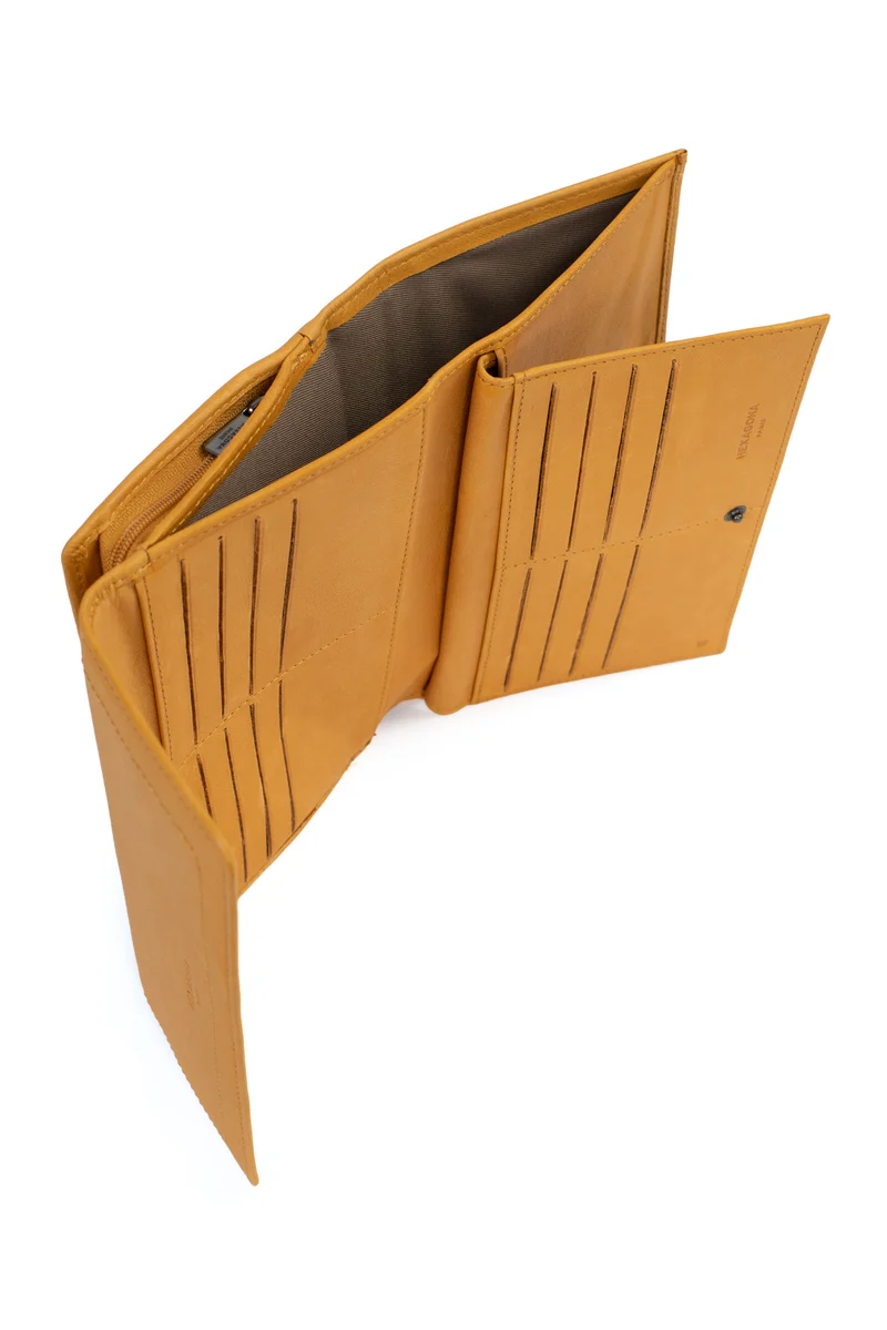 Compagnon de voyage - 2 volets - Stop RFID - Cuir