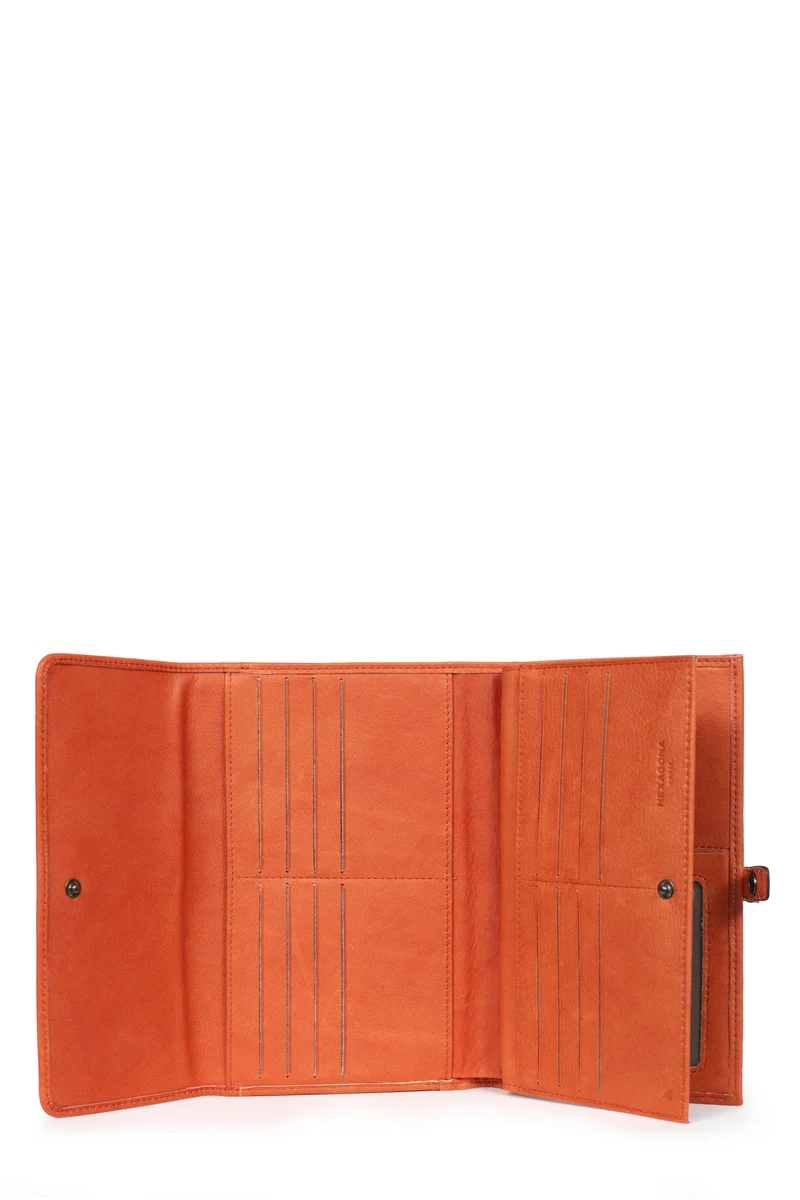 Compagnon de voyage - 2 volets - Stop RFID - Cuir