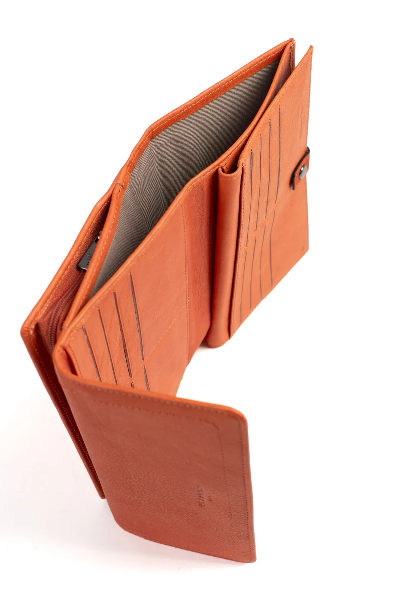 Compagnon de voyage - 2 volets - Stop RFID - Cuir