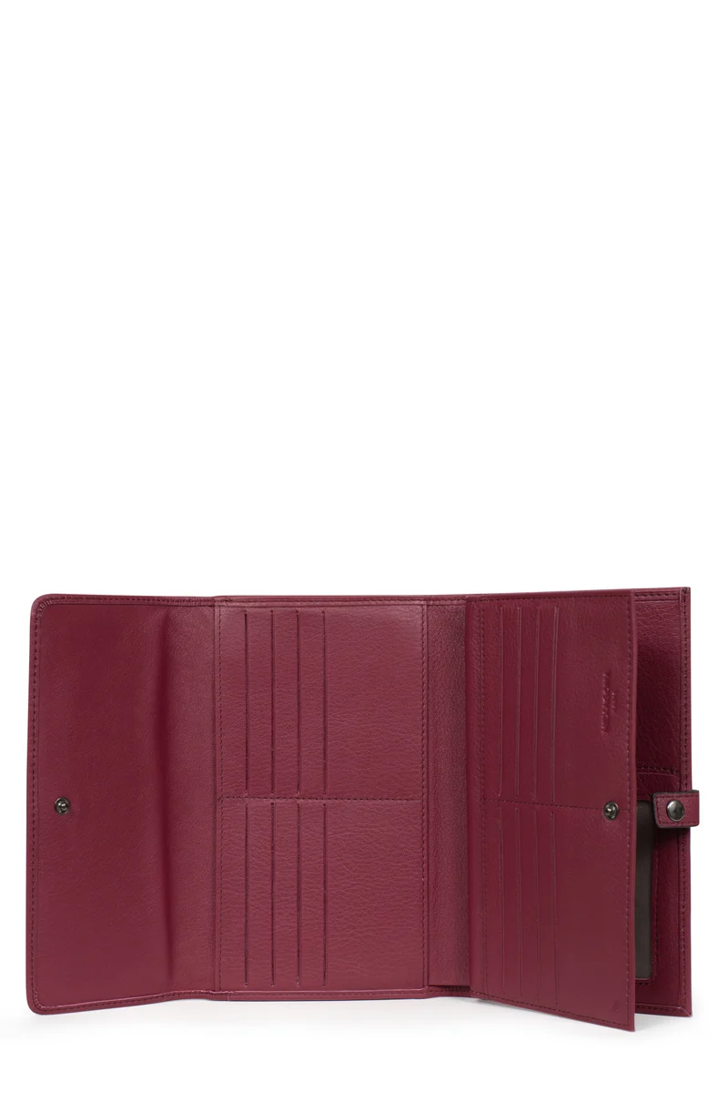 Compagnon de voyage - 2 volets - Stop RFID - Cuir