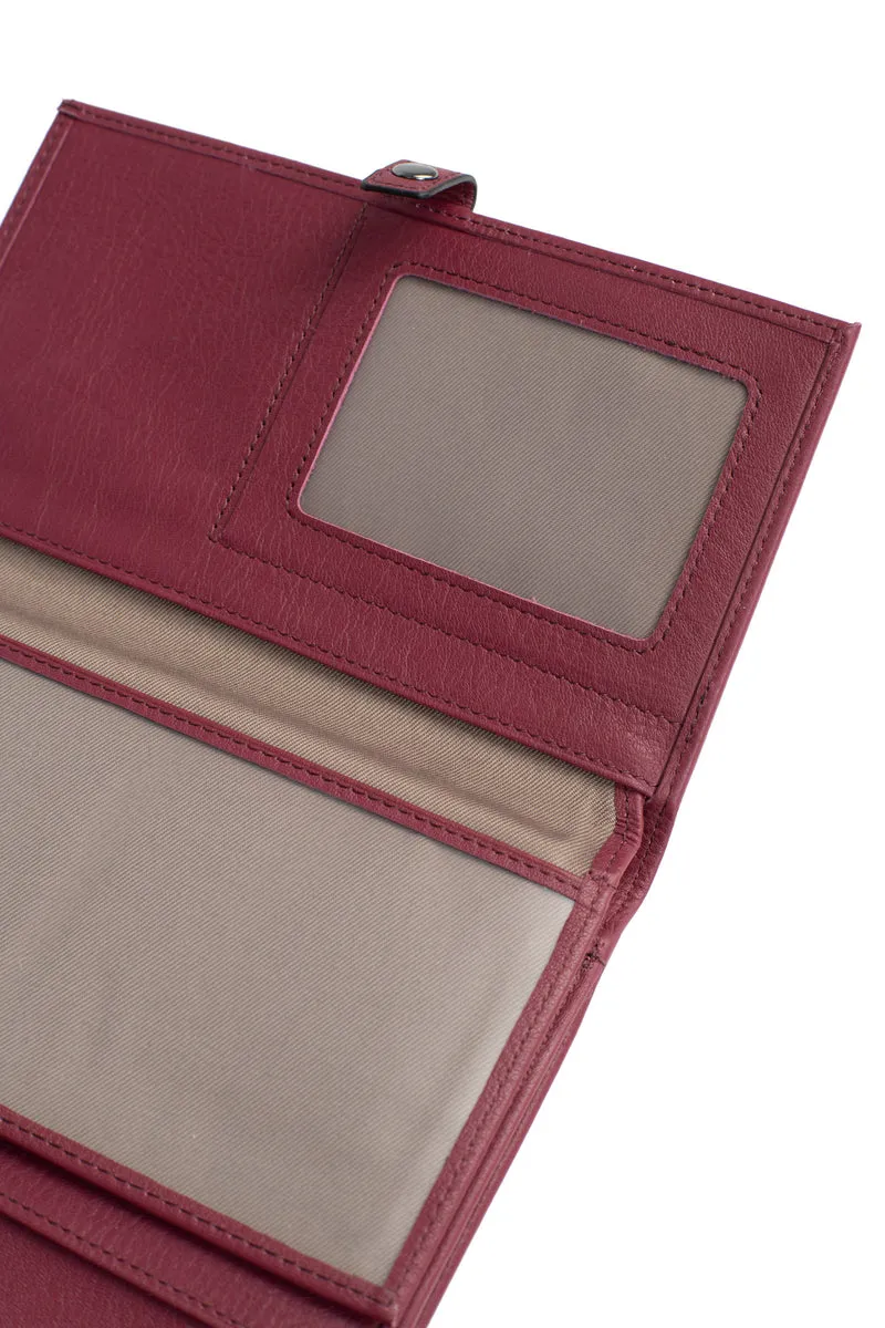 Compagnon de voyage - 2 volets - Stop RFID - Cuir