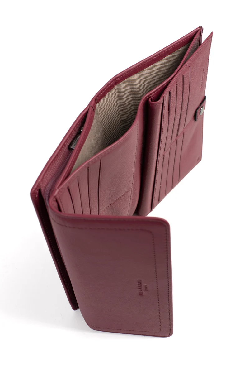Compagnon de voyage - 2 volets - Stop RFID - Cuir