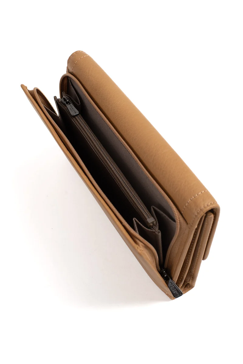 Compagnon de voyage - 2 volets - Stop RFID - Cuir
