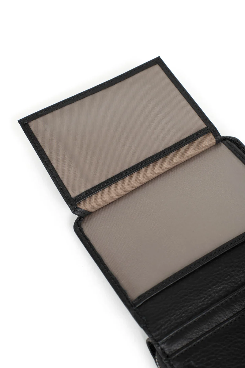 Portefeuille - 2 volets - Stop RFID - Cuir