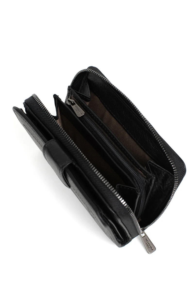 Portefeuille - 2 volets - Stop RFID - Cuir