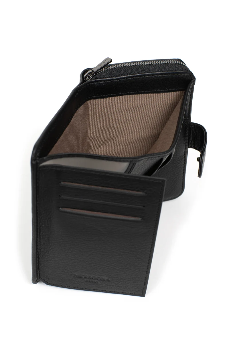 Portefeuille - 2 volets - Stop RFID - Cuir