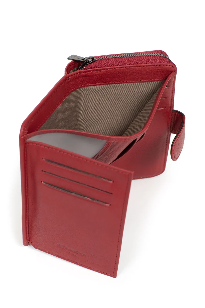 Portefeuille - 2 volets - Stop RFID - Cuir