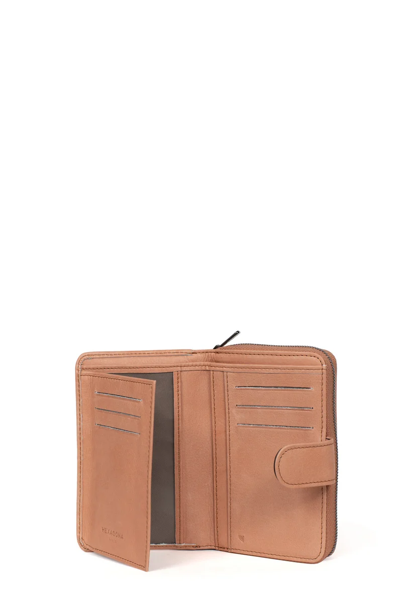 Portefeuille - 2 volets - Stop RFID - Cuir