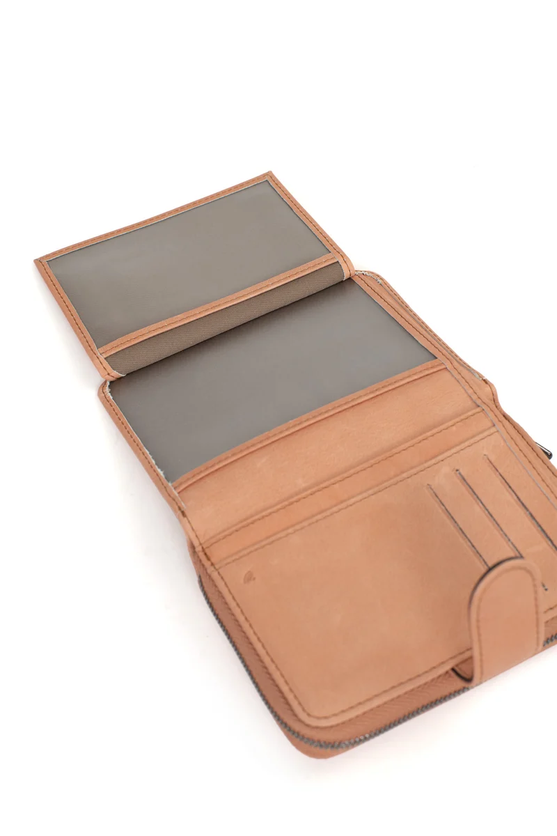 Portefeuille - 2 volets - Stop RFID - Cuir