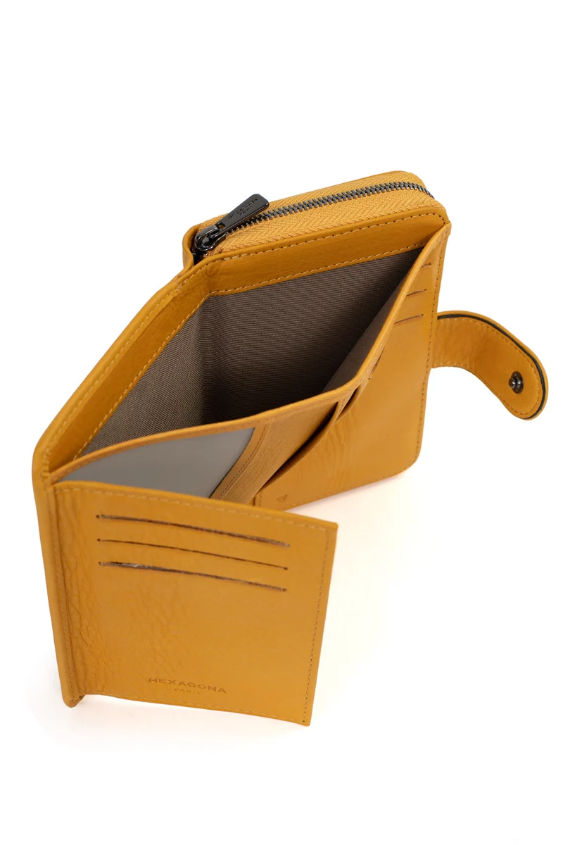Portefeuille - 2 volets - Stop RFID - Cuir