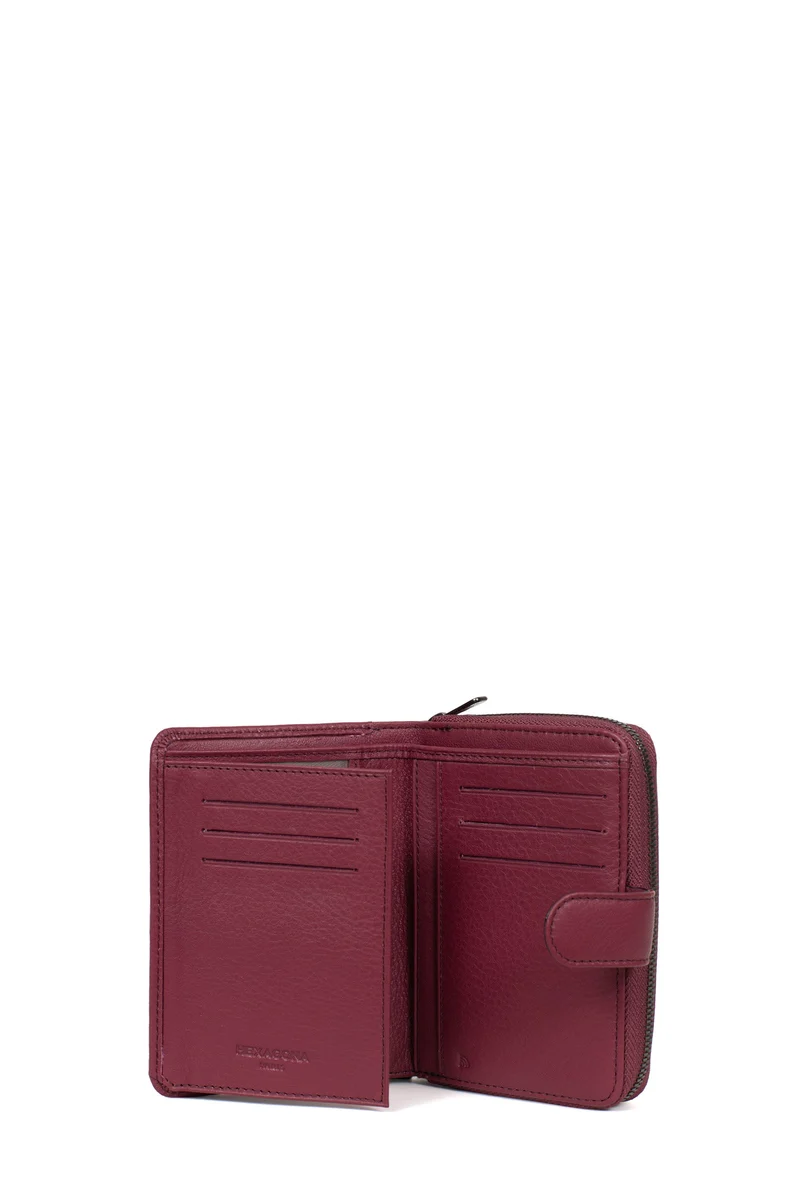 Portefeuille - 2 volets - Stop RFID - Cuir