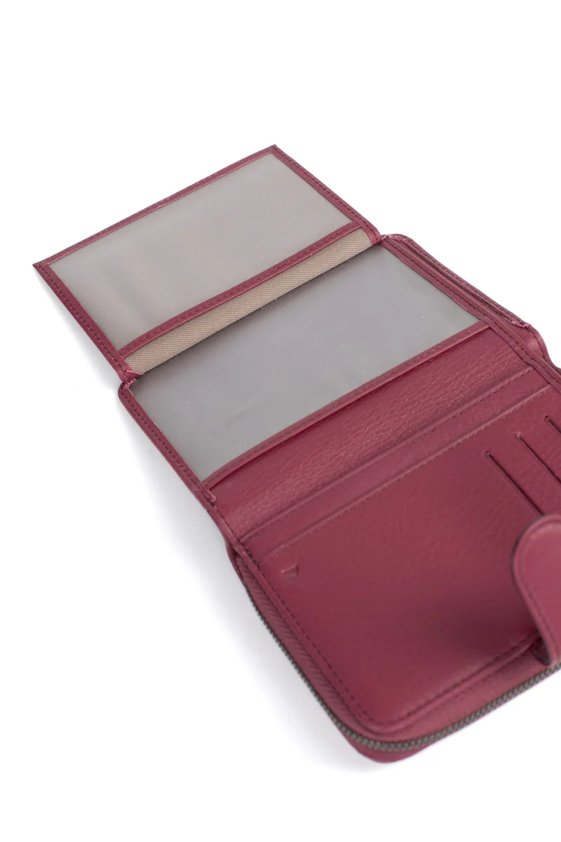 Portefeuille - 2 volets - Stop RFID - Cuir