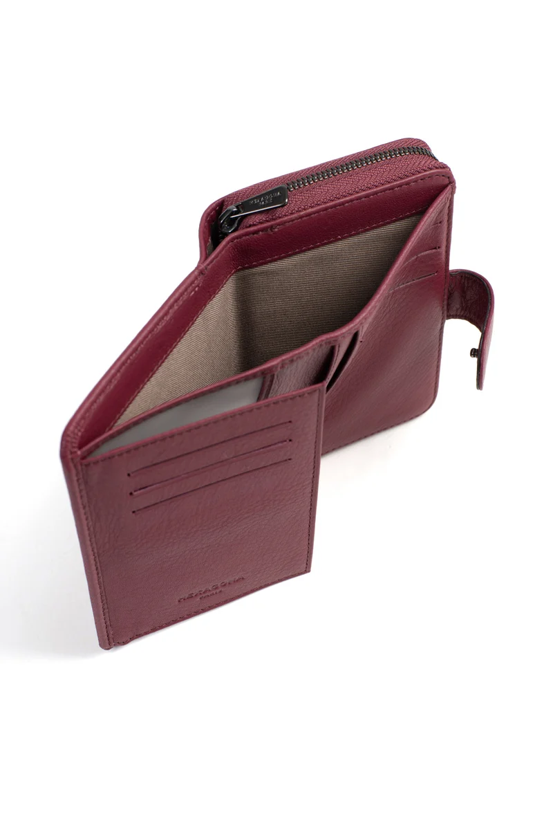 Portefeuille - 2 volets - Stop RFID - Cuir